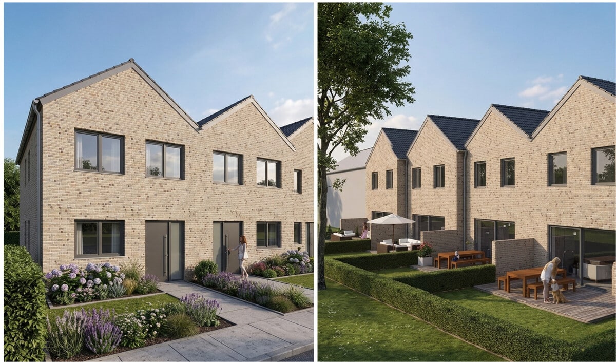 Bild - Ihr neues Zuhause: 7 Zimmer voller Möglichkeiten! Modernes Neubau-Reihenhaus in Heukamps Tannen