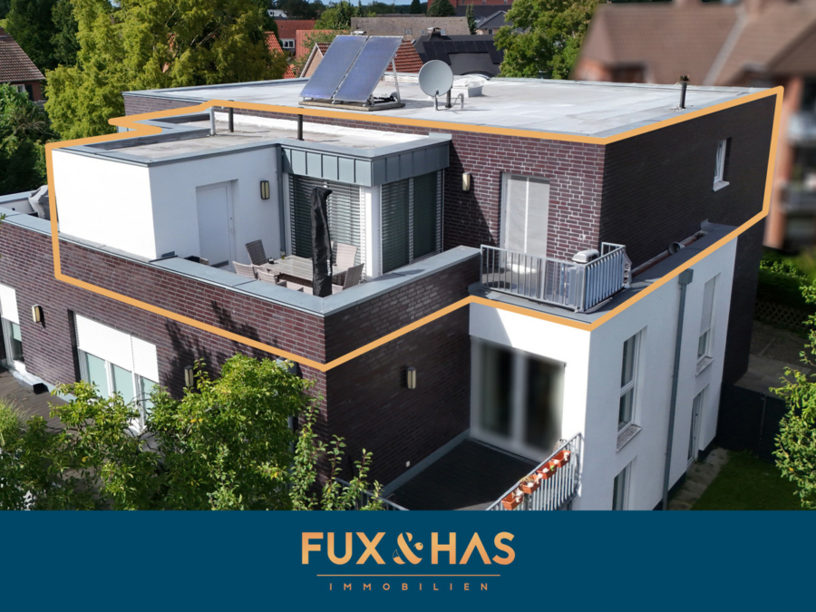 Modernes Wohnen über den Lingener Dächern – Penthouse in Laxten!, 49809 Lingen, Penthousewohnung